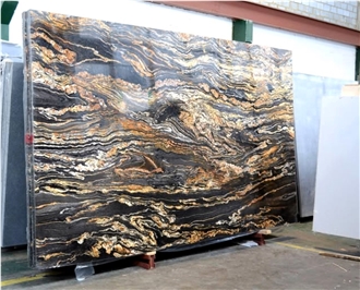 Fusion Black Granite Slabs Cutter Size