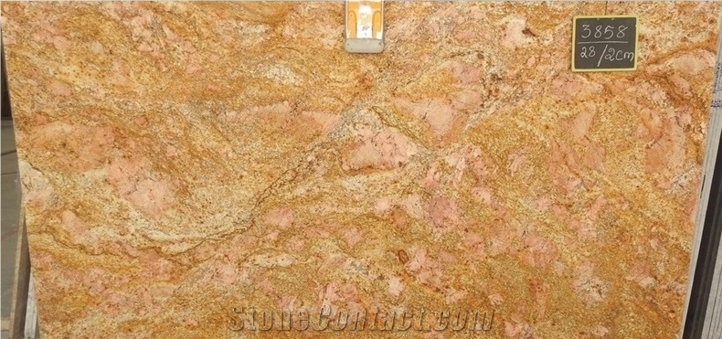 Imperial Gold Granite Slabs
