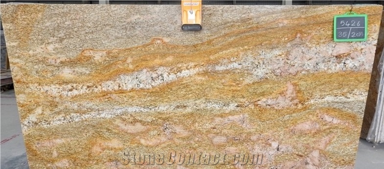 Imperial Gold Granite Slabs