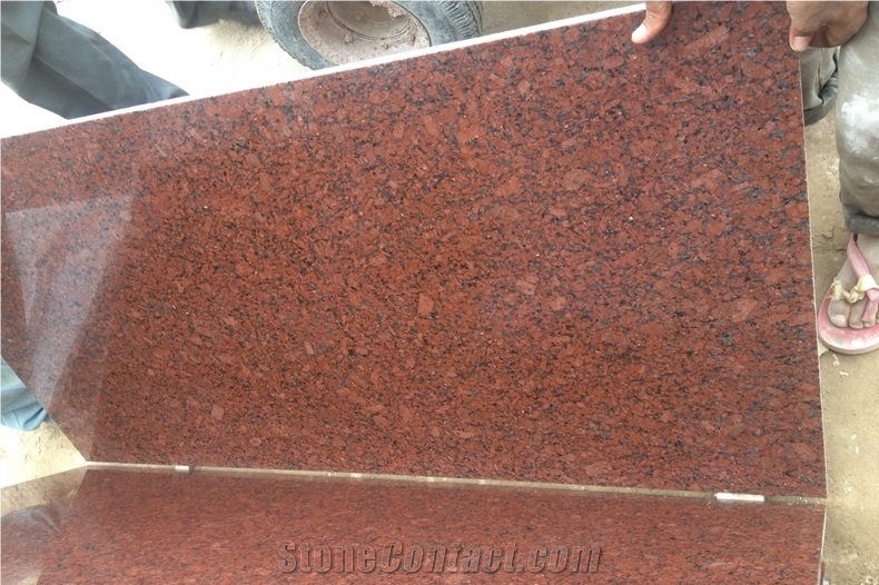 Imperial Red Granite Slabs