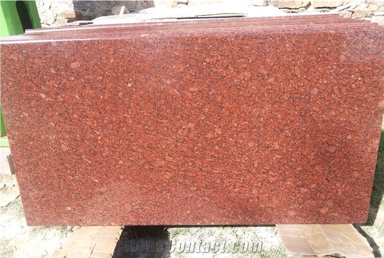Imperial Red Granite Slabs