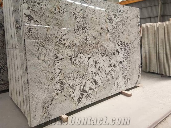 India Alaska White Granite Slabs