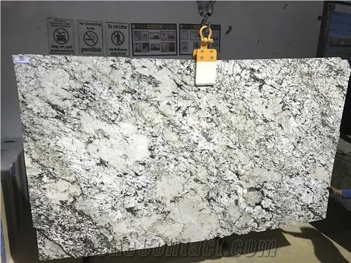 India Alaska White Granite Slabs