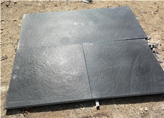 Lime Black Limestone Flooring Tiles Premium