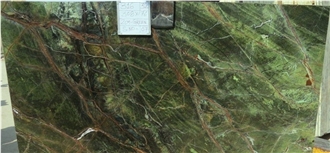 New Rainforest Green Marble Slabs