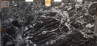 Polished Black Forest Granite Slabs For Wall