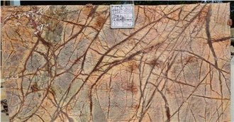 Rainforest Brown Marble Slab Marble Floor Tiles