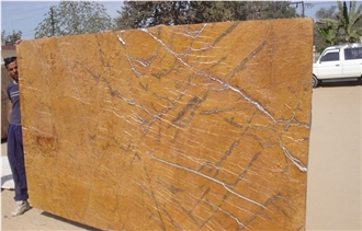 Rainforest Gold Marble Slabs, India Yellow Marble