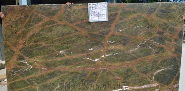 Rainforest Green Marble  Tiles