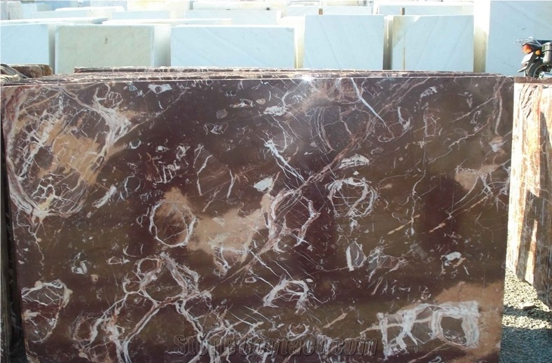 Rosa Levanto Marble Slabs & Tiles, India Red Marble