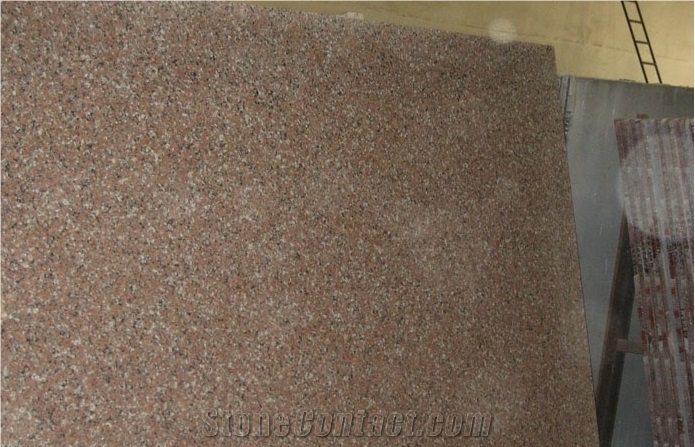 Rosy Pink Granite Slab Wall Tiles