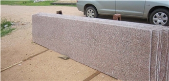 Rosy Pink Granite Slab Wall Tiles