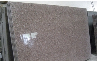 Rosy Pink Granite Slab Wall Tiles