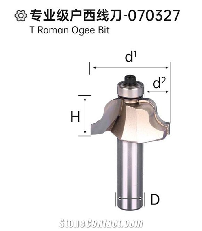 T Roman Ogee Bit