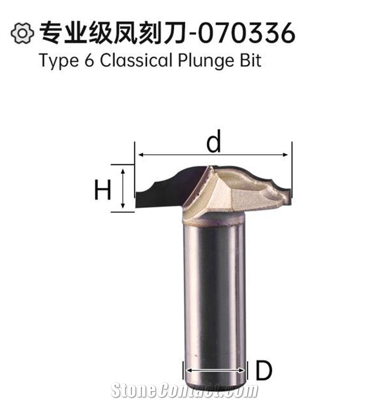 Type 6 Classical Plunge Bit