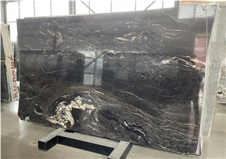 Black Cosmic Brazilian Granite Slabs
