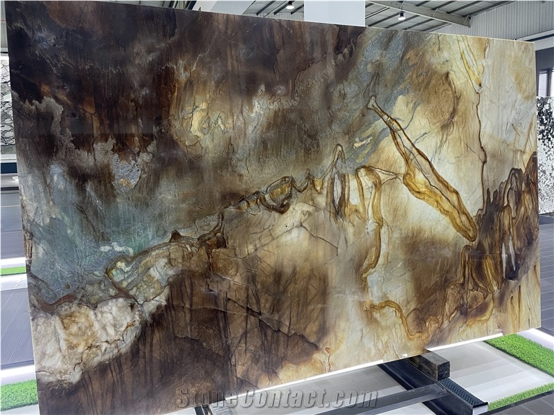 Brazilian Translucent Backlit Quartzite Slabs