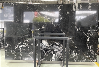 Cosmic Black Granite Slabs