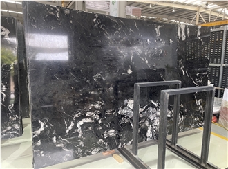 Cosmic Black Granite Slabs