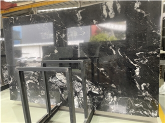 Cosmic Black Granite Slabs