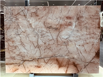 Cristallo Pink Natural Quartzite Slabs