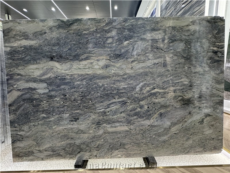 Fusion Blue Quartzite Slabs For Interior Projects Tiles