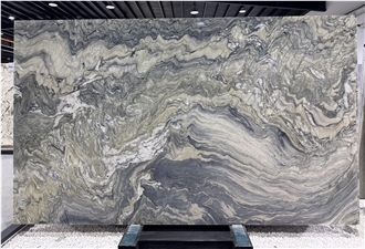 Fusion Blue Quartzite Slabs For Interior Projects Tiles