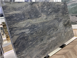 Fusion Blue Quartzite Slabs For Interior Projects Tiles