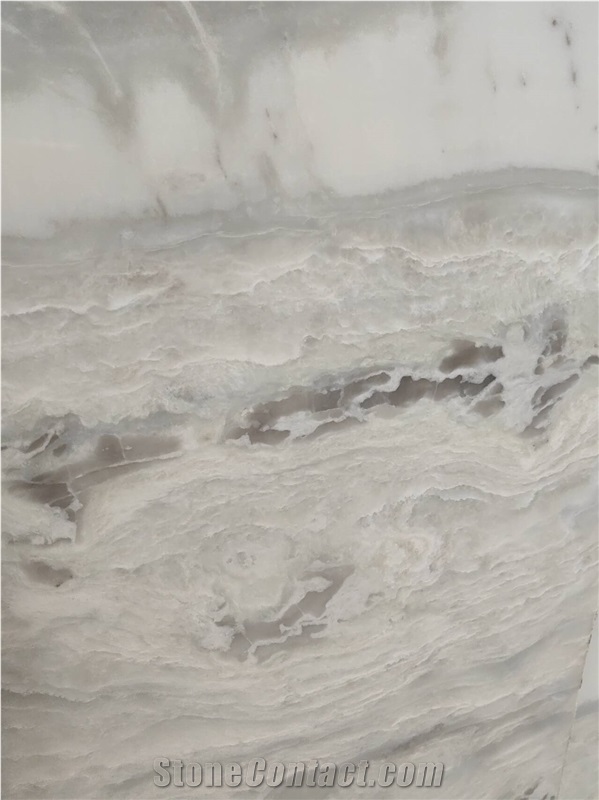 Imperial Picasso White Marble Slabs