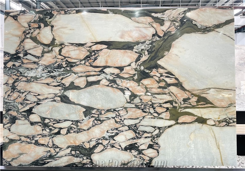 Italian Bulgari Pink Marble Slabs