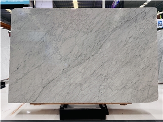 Italian Carrara White Marble Slabs For Interior Projects