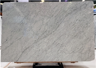 Italian Carrara White Marble Slabs For Interior Projects