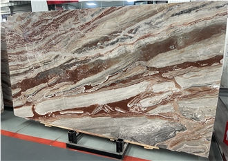 Italian Rosso Monica Marble Slabs For Projects