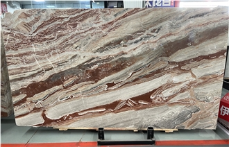 Italian Rosso Monica Marble Slabs For Projects