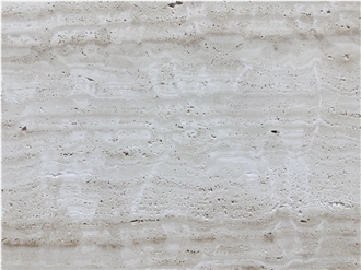 Polished Super White Travertine Slabs For Indoor And Outdoor