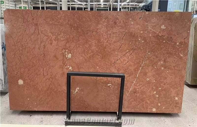 Red Coralito Marble Slabs  For Interior Projects