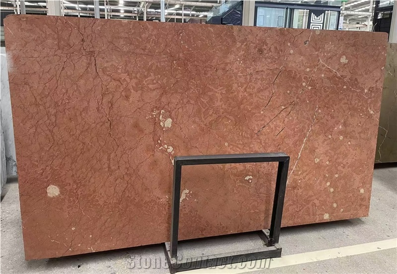Red Coralito Marble Slabs  For Interior Projects