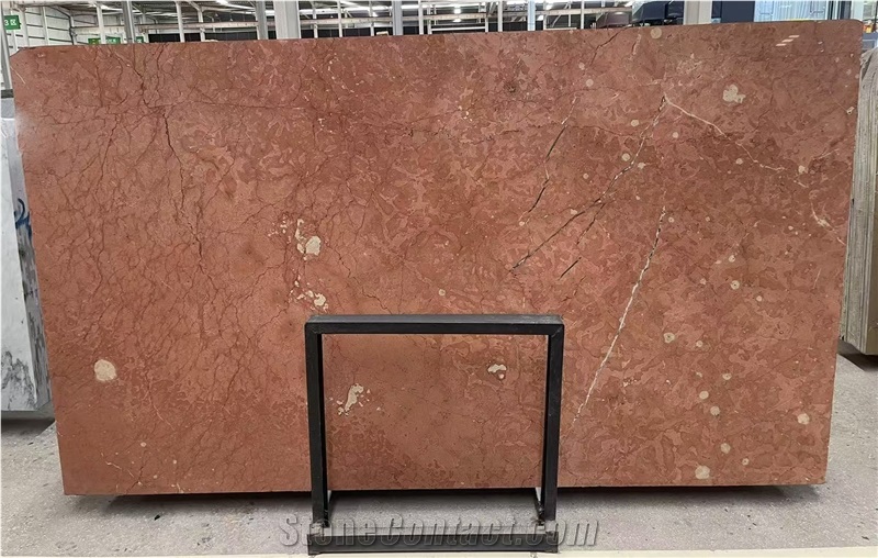 Red Coralito Marble Slabs  For Interior Projects