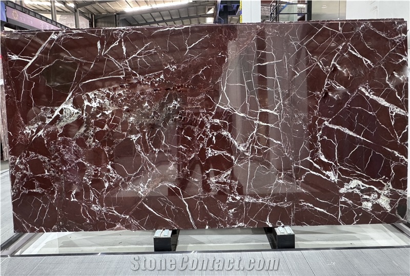 ROSSO ANTICO Spanish Red Marble Slabs