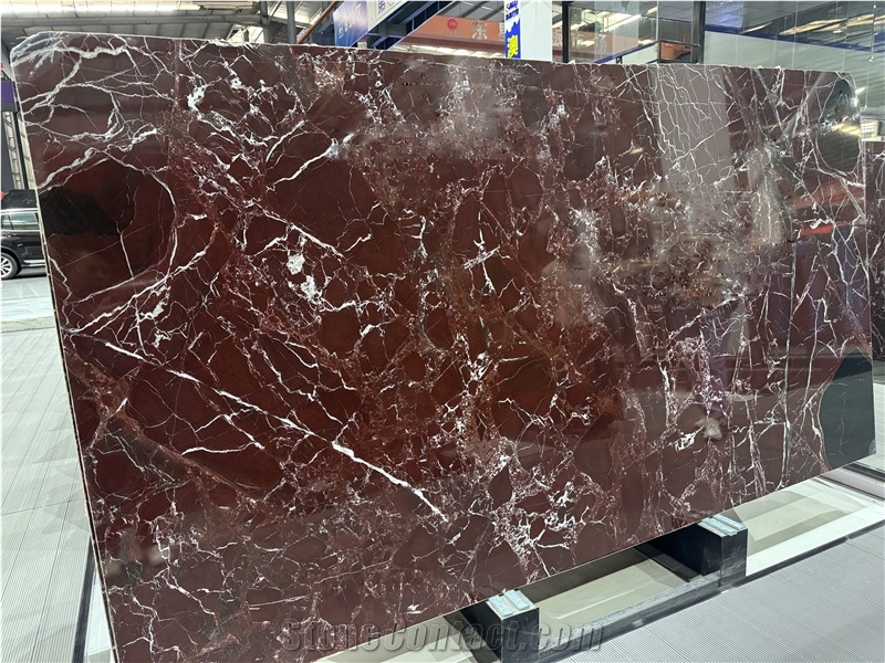 ROSSO ANTICO Spanish Red Marble Slabs