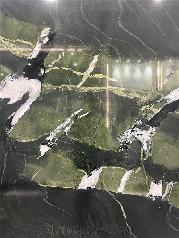 Imported Green Quartzite Avocatus Quartzite Slabs - Polished