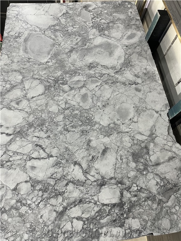 Imported Stone Staircase Super White Quartzite Stair