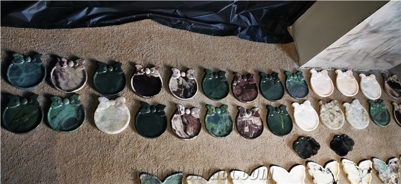 Luxury Stones Trays Bowknot Designs For Resorts And Hotels