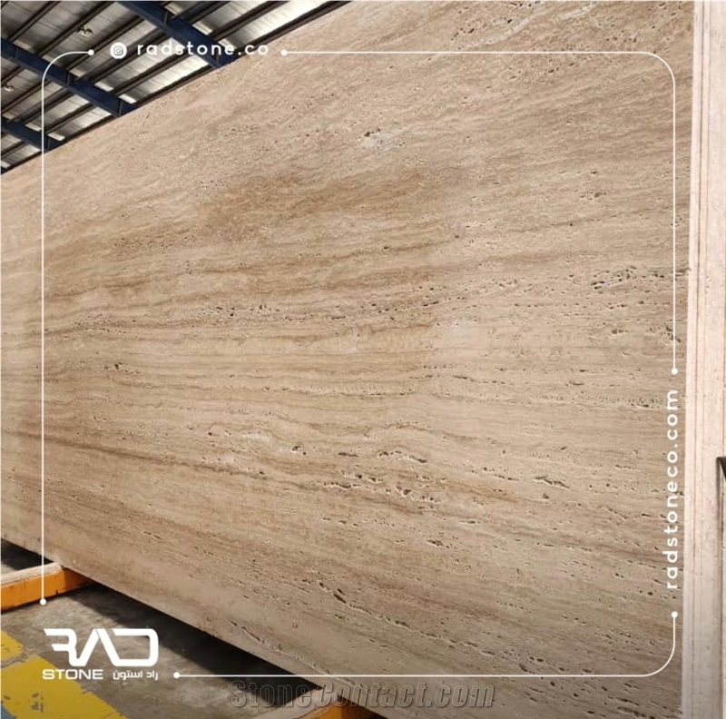 Light Cream Travertine Slabs