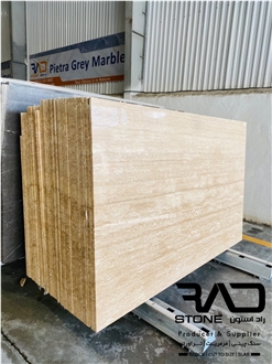 Light Cream Travertine Slabs