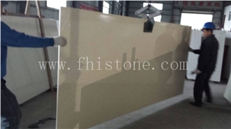 Creamy White Quartz Ivory Cream Starlight Quartz Slabs