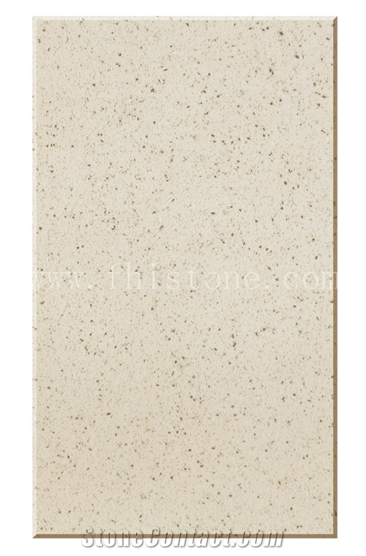 Crystal Sparkle Artificial Beige Starlight Quartz Slabs