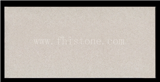 Plain Cream Quartz Uniformed  Quartz Slabs