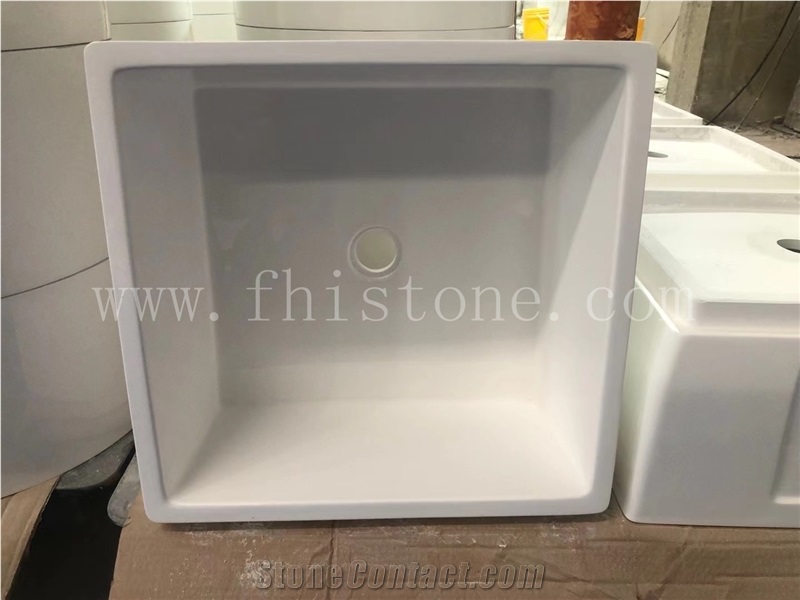 Quartz Integrated Sink Vanities Integrated Kitchen Sink