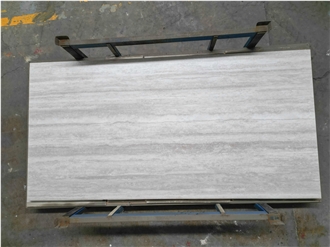 1600X3200x 20 And 12 Thick White Travertine Porcelain Slabs